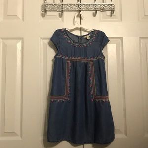 CHEROKEE GIRLS DENIM DRESS .